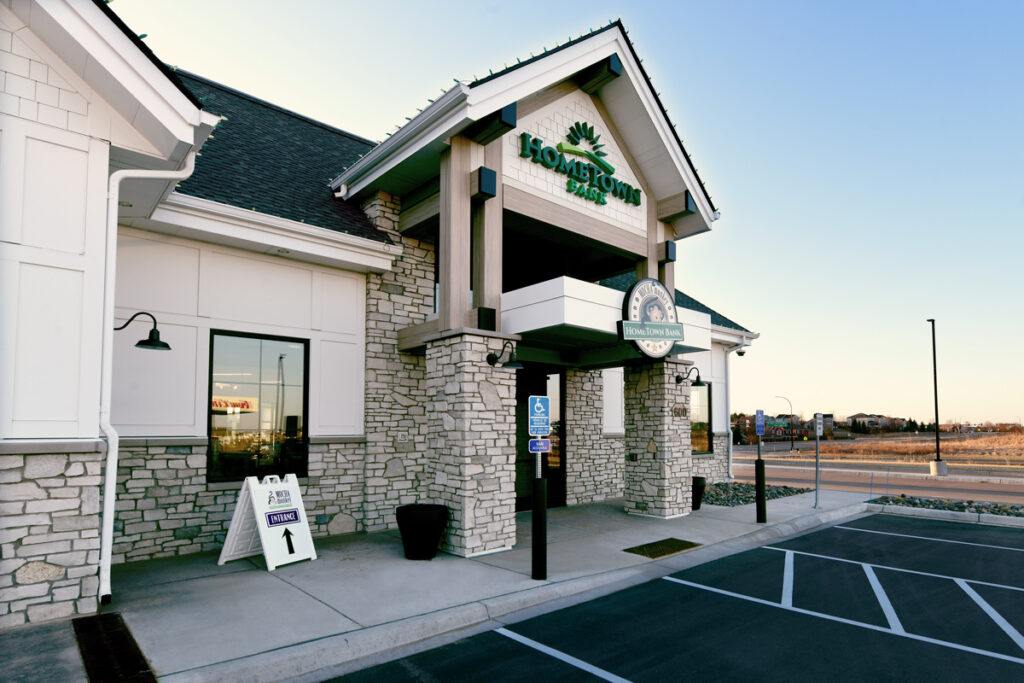 Hometown Bank and Mocha Monkey in Carver, MN