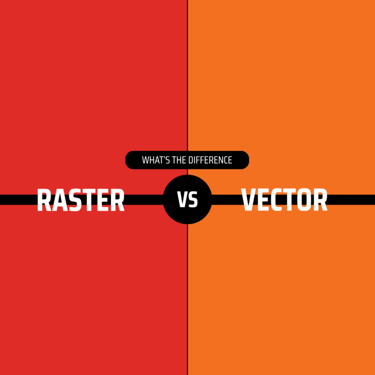 Raster vs Vector graphic.