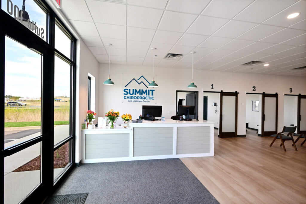 Summit Chirpractic and Wellness Center Lobby.