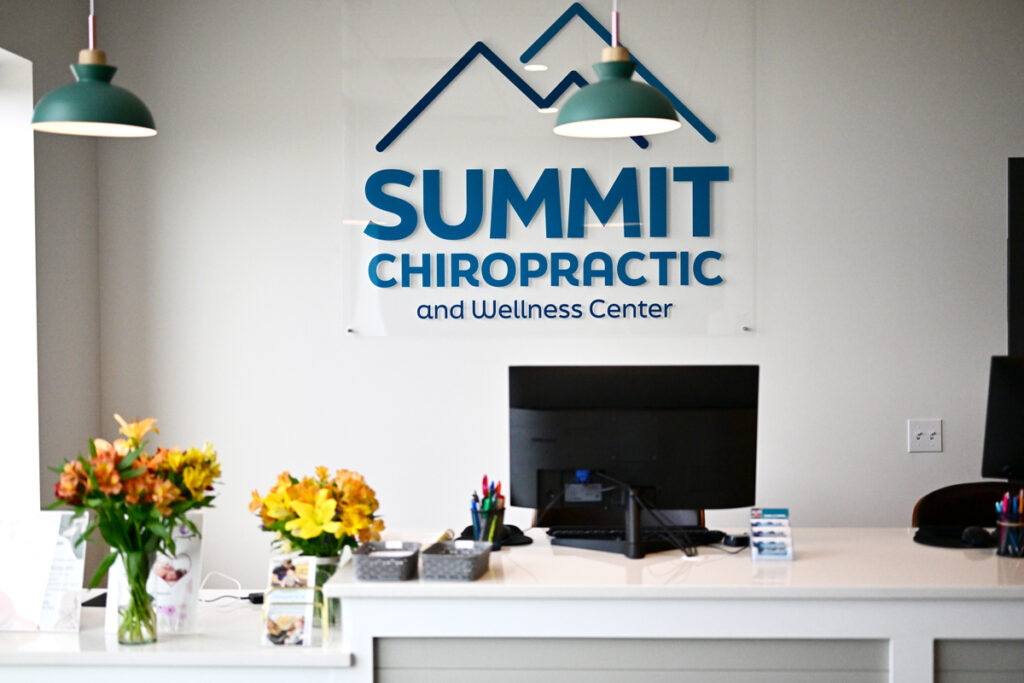 Summit Chiropractic and Wellness center sign.